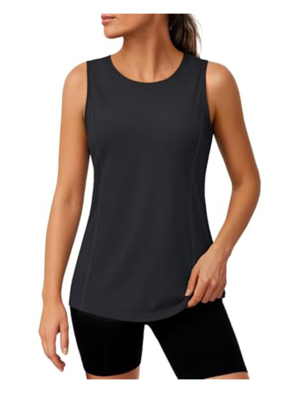 TACVASEN Women's Sleeveless UPF 80+ Workout Tank Top Quick Dry Athletic Gym